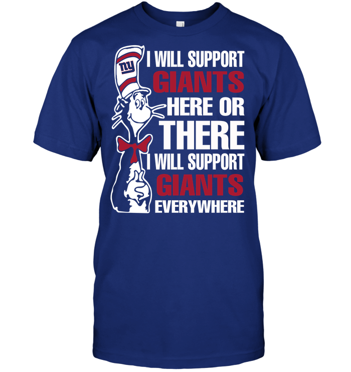 New York Giants "support Them Everywhere" T-Shirt New York Giants "support Them Everywhere" T-Shirt